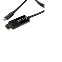 V7 V7UCDP-2M cambiador de género para cable USB Type-C 3.2 Gen 1 DisplayPort Negro