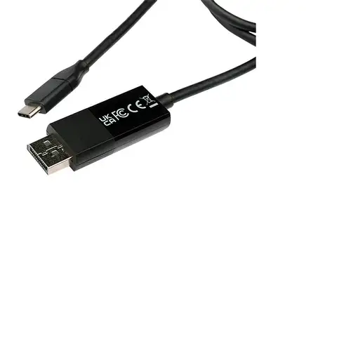 V7 V7UCDP-2M cambiador de género para cable USB Type-C 3.2 Gen 1 DisplayPort Negro