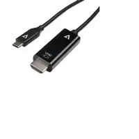 V7 V7UCHDMI-1M adaptador de cable de vídeo USB Type-C 3.2 Gen 1 HDMI Negro