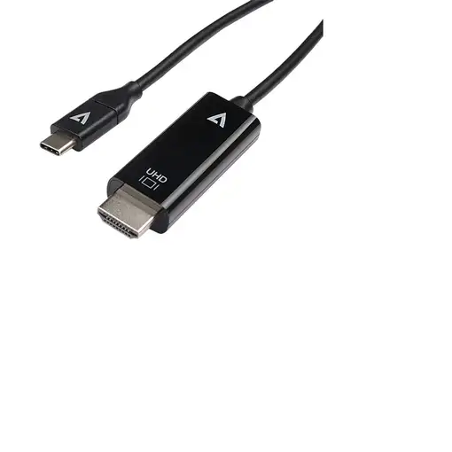 V7 V7UCHDMI-1M adaptador de cable de vídeo USB Type-C 3.2 Gen 1 HDMI Negro