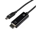 V7 V7UCHDMI-1M adaptador de cable de vídeo USB Type-C 3.2 Gen 1 HDMI Negro