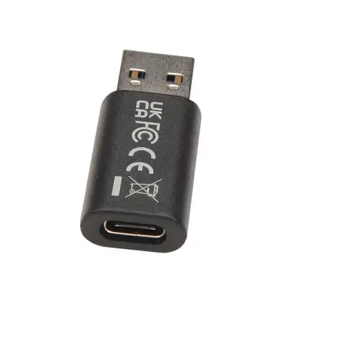 V7 V7USB3AC cambiador de género para cable USB A USB C Negro