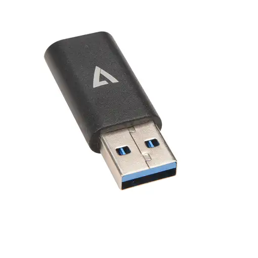 V7 V7USB3AC cambiador de género para cable USB A USB C Negro