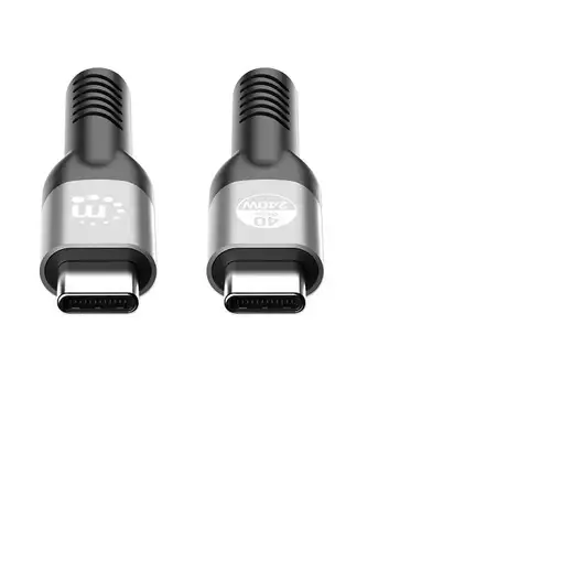 Manhattan 356374 cable USB USB4 Gen 3x2 1 m USB C Negro