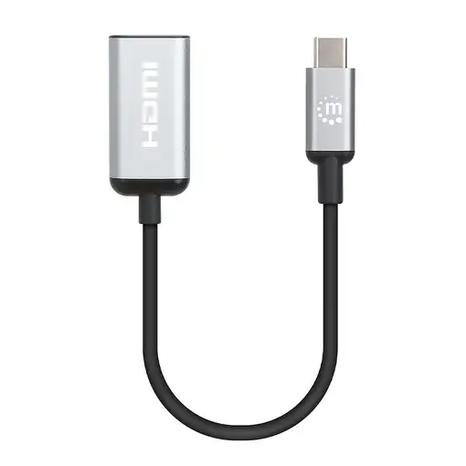 Manhattan 153706 adaptador de cable de vídeo 0,15 m USB Tipo C HDMI tipo A (Estánd
