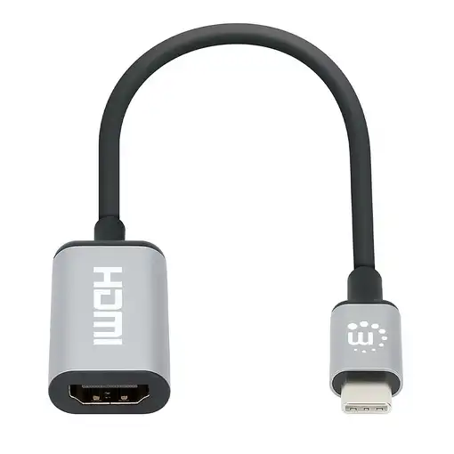 Manhattan 153706 adaptador de cable de vídeo 0,15 m USB Tipo C HDMI tipo A (Estánd