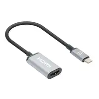 Manhattan 153706 adaptador de cable de vídeo 0,15 m USB Tipo C HDMI tipo A (Estánd