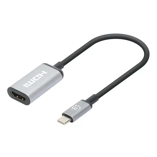 Manhattan 153706 adaptador de cable de vídeo 0,15 m USB Tipo C HDMI tipo A (Estánd
