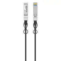 Intellinet 508414 Cable de fibra óptica e InfiniBand 2 m SFP+ Negro, Plata