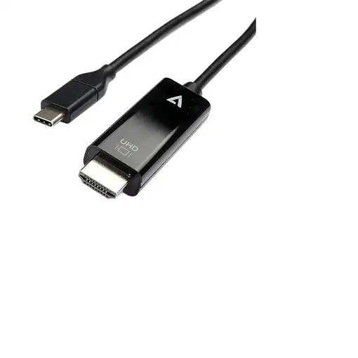 V7 V7UCHDMI-2M adaptador de cable de vídeo USB Tipo C HDMI Negro