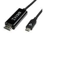 V7 V7UCHDMI-2M adaptador de cable de vídeo USB Tipo C HDMI Negro