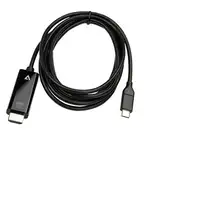 V7 V7UCHDMI-2M adaptador de cable de vídeo USB Tipo C HDMI Negro