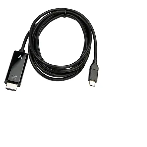 V7 V7UCHDMI-2M adaptador de cable de vídeo USB Tipo C HDMI Negro