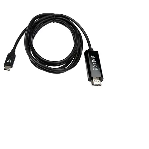 V7 V7UCHDMI-2M adaptador de cable de vídeo USB Tipo C HDMI Negro