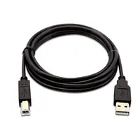 V7 Cable USB negro con conector USB 2.0 A macho a USB 2.0 B macho 2m 6.6ft