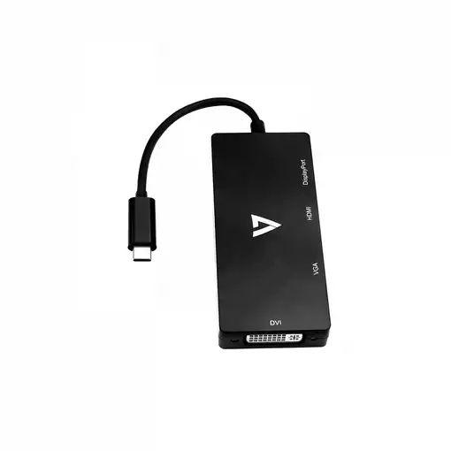 V7 V7UC-DPHDVGADVI-BLK Adaptador gráfico USB 3840 x 2160 Pixeles Negro