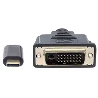 Manhattan 152457 adaptador de cable de vídeo 2 m USB Tipo C DVI Negro
