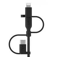 Belkin BOOST CHARGE cable USB 1 m USB A USB C/Micro-USB B/Lightning Negro