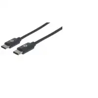 Manhattan 354868 cable USB USB 2.0 0,5 m USB C Negro