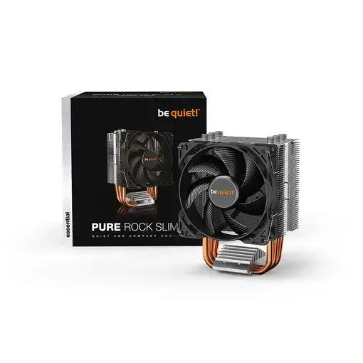 be quiet! PURE ROCK SLIM 2 Procesador Enfriador 9,2 cm Plata 1 pieza(s)