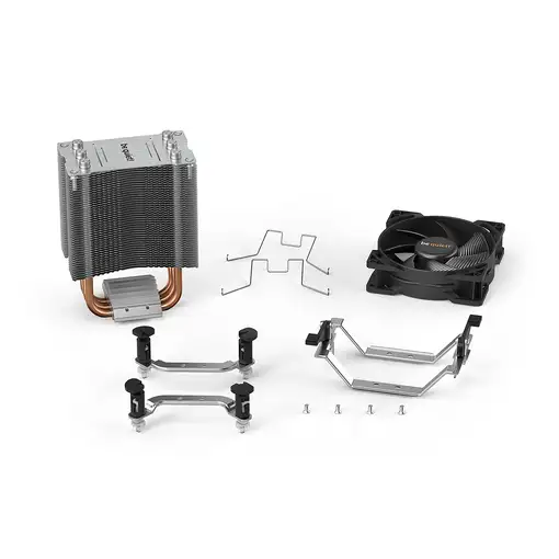 be quiet! PURE ROCK SLIM 2 Procesador Enfriador 9,2 cm Plata 1 pieza(s)