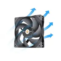 Thermaltake SWAFAN GT12 Carcasa del ordenador Refrigerador de aire 12 cm Negro 3 p