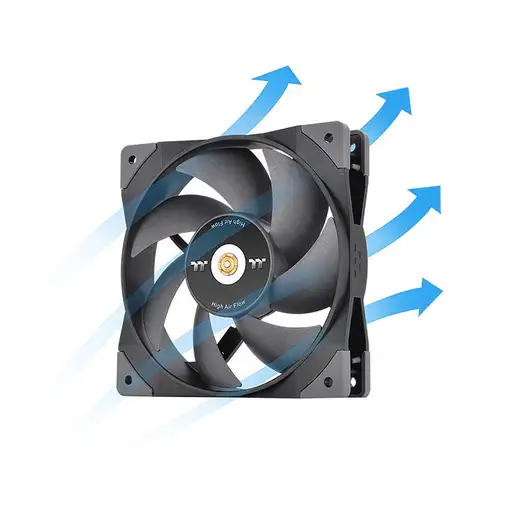 Thermaltake SWAFAN GT12 Carcasa del ordenador Refrigerador de aire 12 cm Negro 3 p