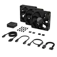 Corsair iCUE LINK RX120 Carcasa del ordenador Ventilador 12 cm Negro 3 pieza(s)