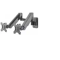 Manhattan Soporte universal de pared para dos monitores, con pistones a gas