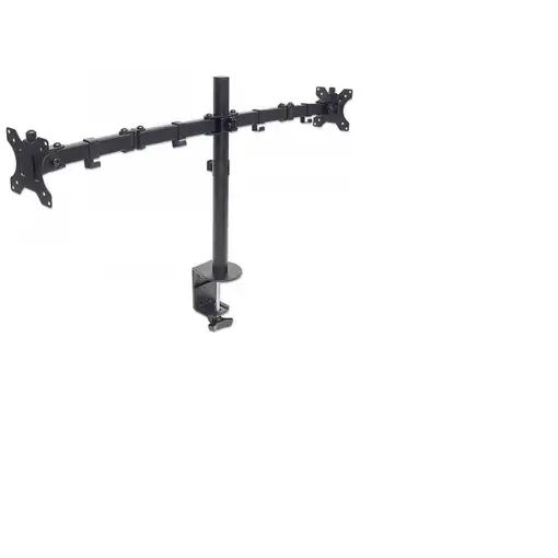Manhattan Soporte universal para 2 monitores con brazos de doble articulación