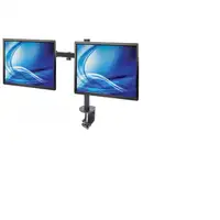 Manhattan Soporte universal para 2 monitores con brazos de doble articulación