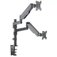 Manhattan Soporte universal para dos monitores, con pistón a gas