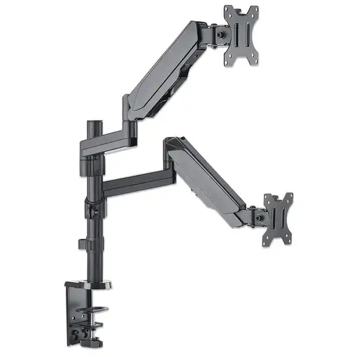 Manhattan Soporte universal para dos monitores, con pistón a gas