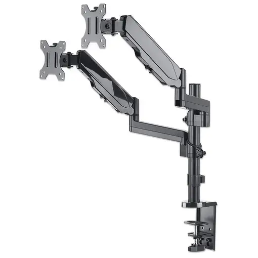Manhattan Soporte universal para dos monitores, con pistón a gas