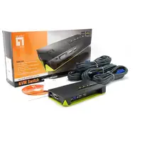 LevelOne Switch KVM de 4 puertos USB