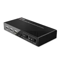 Lindy 32809 interruptor KVM Negro