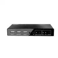 Lindy 32809 interruptor KVM Negro
