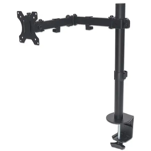 Manhattan Soporte para un monitor, de escritorio, movimiento de brazos de doble ar