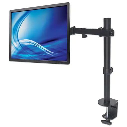 Manhattan Soporte para un monitor, de escritorio, movimiento de brazos de doble ar