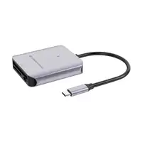 Conceptronic BIAN09G lector de tarjeta USB 3.2 Gen 2 Type-C Gris