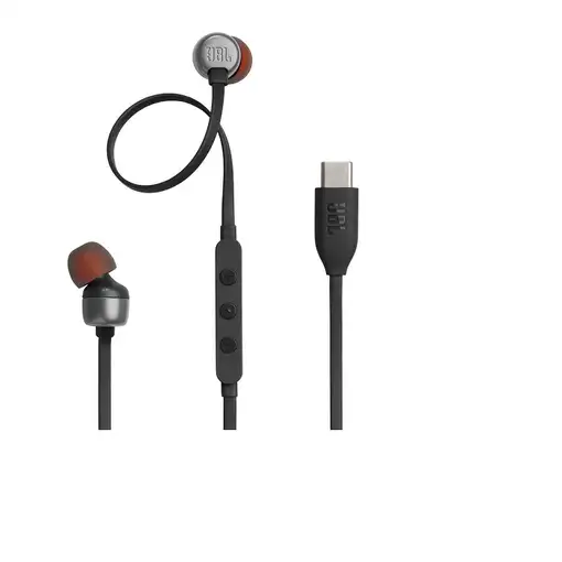 JBL Tune 310C Auriculares Alámbrico Dentro de oído Llamadas/Música USB Tipo C Negr