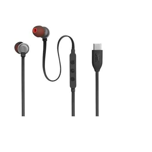 JBL Tune 310C Auriculares Alámbrico Dentro de oído Llamadas/Música USB Tipo C Negr