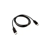 V7 Cable de vídeo negro Pro DisplayPort macho a DisplayPort macho 2m