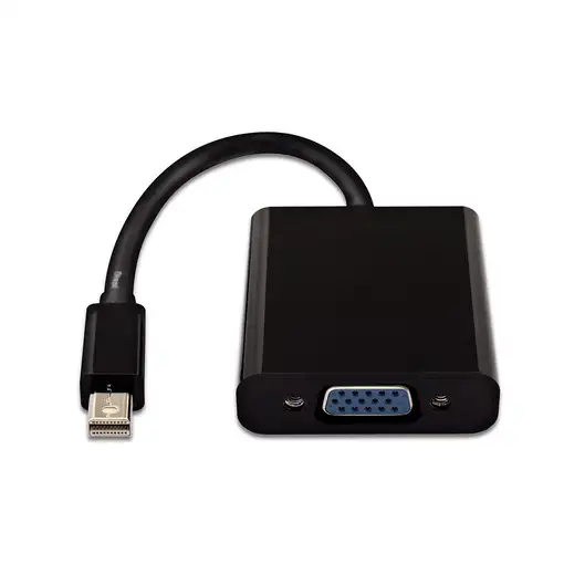 V7 Adattatore video nero da Mini DisplayPort maschio a VGA femmina