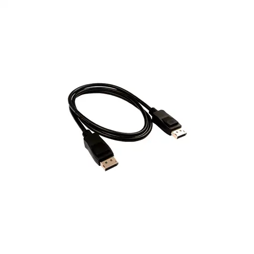 V7 Cable de vídeo negro Pro DisplayPort macho a DisplayPort macho 1m