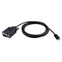 V7 V7UCVGA-2M adaptador de cable de vídeo VGA (D-Sub) USB Tipo C Negro
