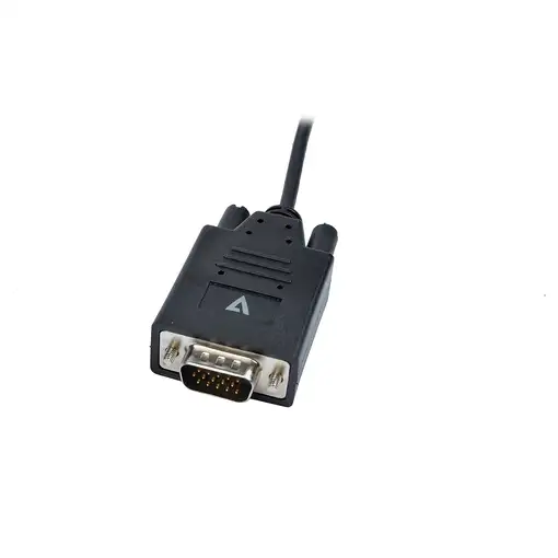 V7 V7UCVGA-2M adaptador de cable de vídeo VGA (D-Sub) USB Tipo C Negro