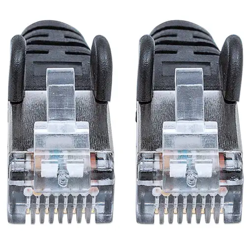Intellinet 2m Cat6 S/FTP cable de red Negro S/FTP (S-STP)