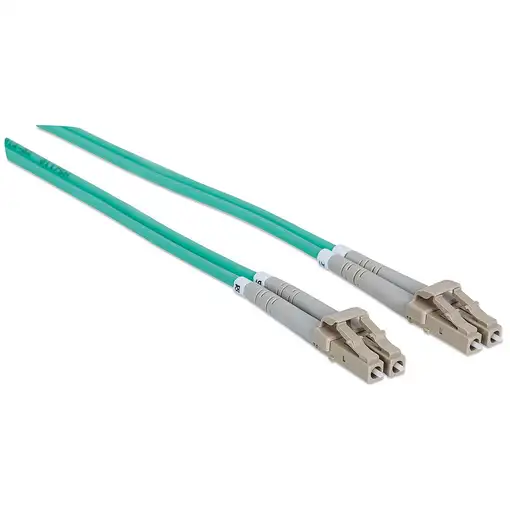 Intellinet 750080 Cable de fibra óptica e InfiniBand 5 m LC Color aguamarina