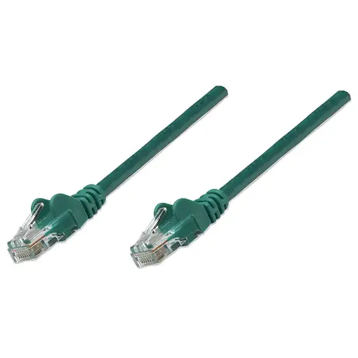 Intellinet RJ-45, M/M, 10m cable de red Verde Cat5e U/UTP (UTP)